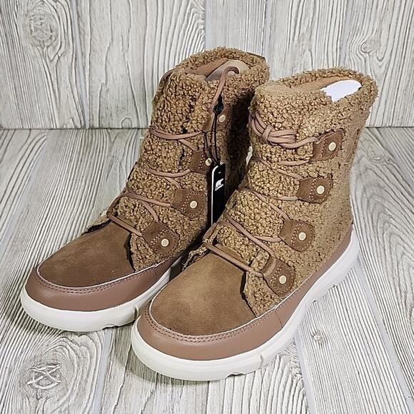 Sorel Explorer II Joan Cozy Boot Delta/Fawn Womens Size 7 NEW - Picture 14 of 16